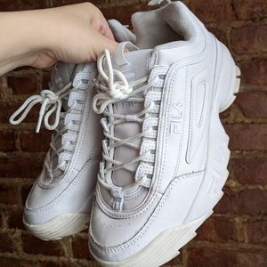 FILA Disruptor II triple white